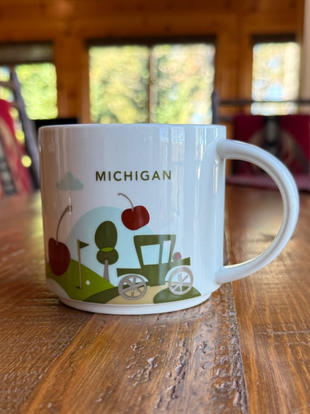 Michigan Starbucks Coffee Mug You Are Here Series